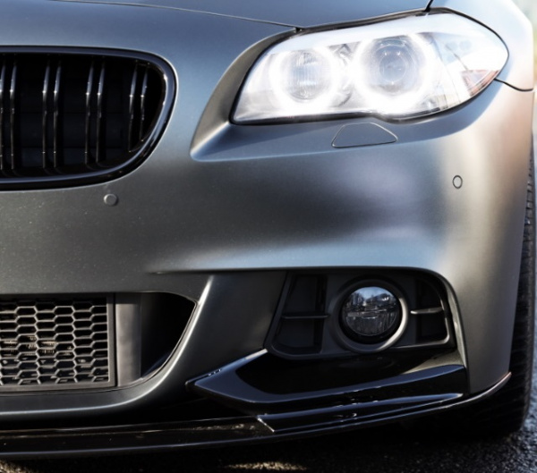 Frontspoiler Lippe Sport-Performance hochglanz Schwarz passend für BMW 5er F10 F11 M-Paket